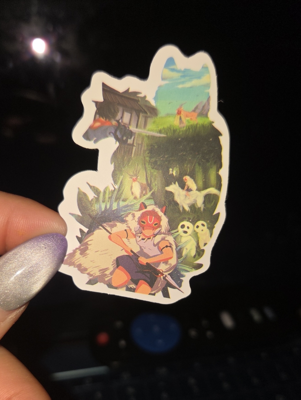 Forest Spirit Sticker - Multicolor Decorative Decal
